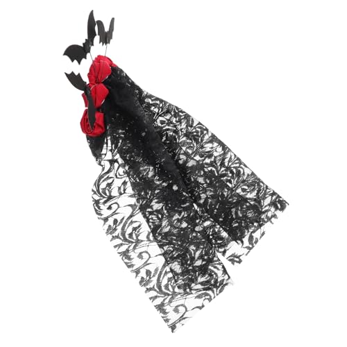 VICASKY Halloween Fledermaus Haarreif mit Schwarzem Netzstoff Langlebiges Cosplay Accessoire für Erwachsene Einzigartiges Halloween Stirnband für Party und Kostüm VICASKY Halloween Fledermaus Haarreif mit Schwarzem Netzstoff Langlebiges Cosplay Accessoire für Erwachsene Einzigartiges Halloween Stirnband für Party und Kostüm von VICASKY