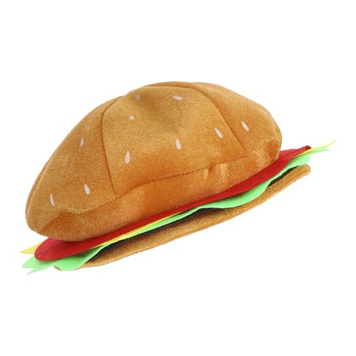 VICASKY Hamburgerhut Burger Kopfschmuck Partyhut Lustiger Plüsch Übergroßer Hut Moderner Stil Neuheit Burgerhut Burgerhut Kostümhüte Cosplay Burgerhut Dekorationstuch Gelb VICASKY Hamburgerhut Burger Kopfschmuck Partyhut Lustiger Plüsch Übergroßer Hut Moderner Stil Neuheit Burgerhut Burgerhut Kostümhüte Cosplay Burgerhut Dekorationstuch Gelb von VICASKY