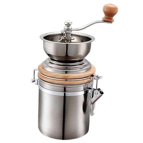 VICASKY Handbetriebene Kegelkaffeemühle aus Präzise Kaffeebohnenmahlmaschine für Küche Tragbares für Aromatischen Kaffeegenuss VICASKY Handbetriebene Kegelkaffeemühle aus Präzise Kaffeebohnenmahlmaschine für Küche Tragbares für Aromatischen Kaffeegenuss von VICASKY