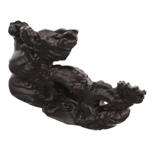 VICASKY Holz Drache Figur aus Hartholz Tischdekoration Feng Shui Drachenstatue für Wohnzimmer Büro Glücksbringer Langlebig und Traditionell Chinesisch VICASKY Holz Drache Figur aus Hartholz Tischdekoration Feng Shui Drachenstatue für Wohnzimmer Büro Glücksbringer Langlebig und Traditionell Chinesisch von VICASKY