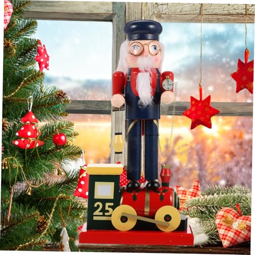 VICASKY Holz Figurine Robust Handbemalt Weihnachtsdeko für und Tischdekoration Multifunktionale Holzfigur für Zuhause Hotel Party VICASKY Holz Figurine Robust Handbemalt Weihnachtsdeko für und Tischdekoration Multifunktionale Holzfigur für Zuhause Hotel Party von VICASKY