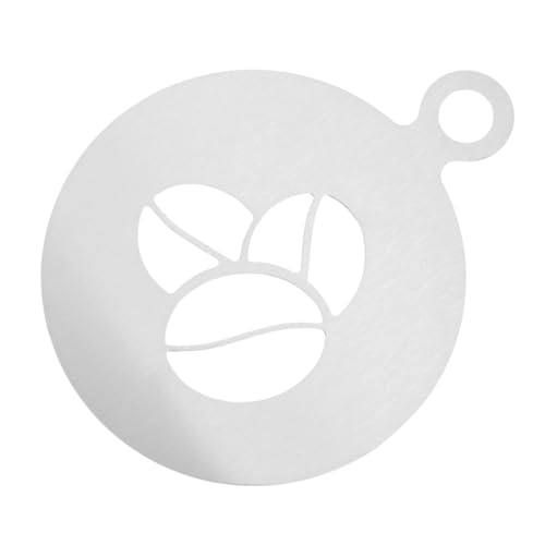 VICASKY Kaffee Schablonen Lebensmittelqualität für Latte Art Kuchen Dekoration Cappuccino Verzierung Vielfältige Designs für Backen und Feiern von VICASKY