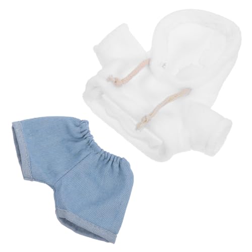 VICASKY Kuscheltier Kleidung Set Ausziehbare Hoodie Und Hose Outfit Für Puppen Weiche Bequeme Und Waschbare Kleidungsstücke Für Kuscheltiere Kreativem Spiel von VICASKY