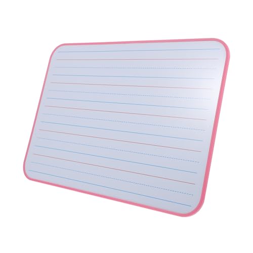 VICASKY Magnetisches Doppelseitiges Lernboard mit Pinker Umrandung Interaktives Schreib Zeichenbrett für Englischunterricht und Kreative Malaktivitäten VICASKY Magnetisches Doppelseitiges Lernboard mit Pinker Umrandung Interaktives Schreib Zeichenbrett für Englischunterricht und Kreative Malaktivitäten von VICASKY