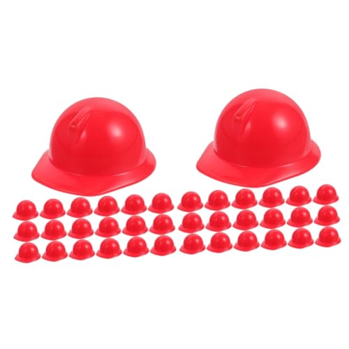 VICASKY Mini Feuerwehrhelm Für Puppen 40 Stück Spielzeughelm Puppenhut Kunststoffpuppenhelme Minipuppen Schutzhelm Miniaturpuppen Schutzhelme Kunststoffpuppen Schutzhelme Miniaturpuppen Bauhut VICASKY Mini Feuerwehrhelm Für Puppen 40 Stück Spielzeughelm Puppenhut Kunststoffpuppenhelme Minipuppen Schutzhelm Miniaturpuppen Schutzhelme Kunststoffpuppen Schutzhelme Miniaturpuppen Bauhut von VICASKY