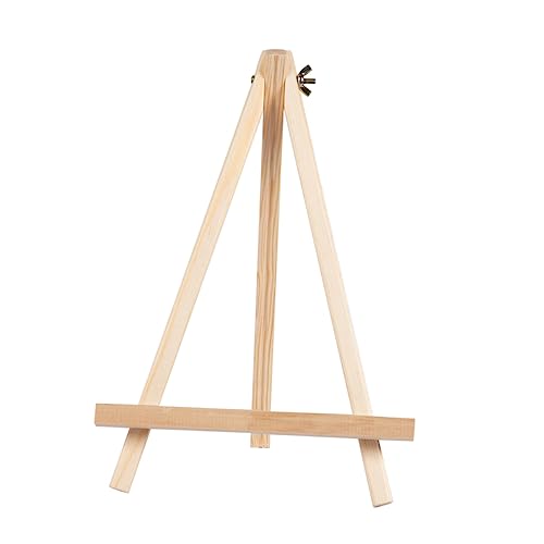 VICASKY Mini Staffelei aus Holz Tischstaffelei für Kunstprojekte für Anfänger und Leicht und Tragbar für Kleine Räume Fotohalter von VICASKY