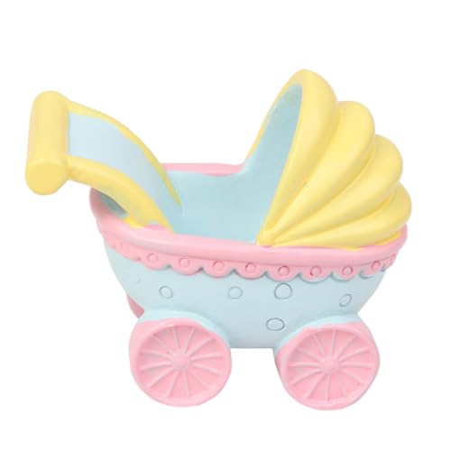 VICASKY Miniatur Babywagen Resin Dekoration Niedliches Cartoon Ornament Farbecht und Leicht Babyparty Kuchen und Tischdekoration Liebevoll Gestaltetes VICASKY Miniatur Babywagen Resin Dekoration Niedliches Cartoon Ornament Farbecht und Leicht Babyparty Kuchen und Tischdekoration Liebevoll Gestaltetes von VICASKY