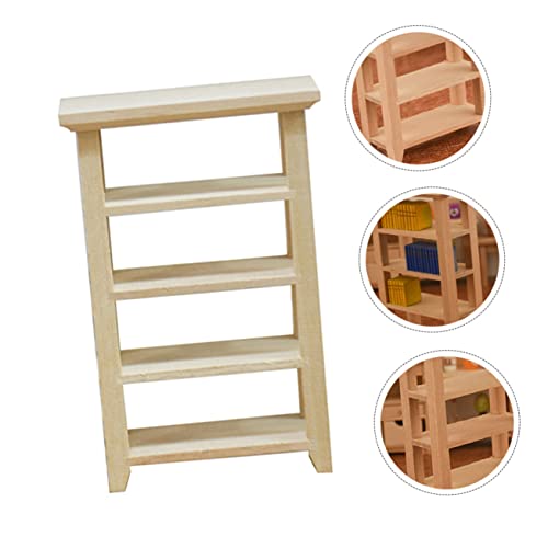 VICASKY Miniatur Bücherregal aus Holz Maßstab Leichtes Mini Möbelstück für Puppenhaus Vintage Dekoration Platzsparende Mini Kommode Fotorequisite VICASKY Miniatur Bücherregal aus Holz Maßstab Leichtes Mini Möbelstück für Puppenhaus Vintage Dekoration Platzsparende Mini Kommode Fotorequisite von VICASKY