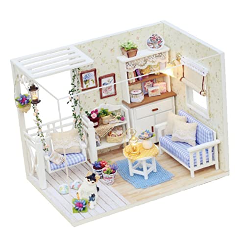 VICASKY Miniatur-puppenhaus-bausatz – Holzbausatz – Heimdekoration Für Kinder Und Freunde – Kreativität Und Geduld VICASKY Miniatur-puppenhaus-bausatz – Holzbausatz – Heimdekoration Für Kinder Und Freunde – Kreativität Und Geduld von VICASKY