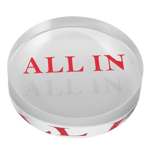 VICASKY Nummer des Pokerbankiers Poker zubehör Spieltoken-Chips Spielwährungsmünzen Marker zählen Brettspielmarken Spielwährungstoken Belohnungsmünze Kristallglas Transparent VICASKY Nummer des Pokerbankiers Poker zubehör Spieltoken-Chips Spielwährungsmünzen Marker zählen Brettspielmarken Spielwährungstoken Belohnungsmünze Kristallglas Transparent von VICASKY
