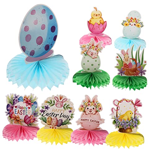 VICASKY Ostern Dekorationen Tisch Kreative Honigwaben Desktop Ostern Honigwaben Für Festliche Anlässe Ostern Party Deko Farbige Hasen Und Eier VICASKY Ostern Dekorationen Tisch Kreative Honigwaben Desktop Ostern Honigwaben Für Festliche Anlässe Ostern Party Deko Farbige Hasen Und Eier von VICASKY