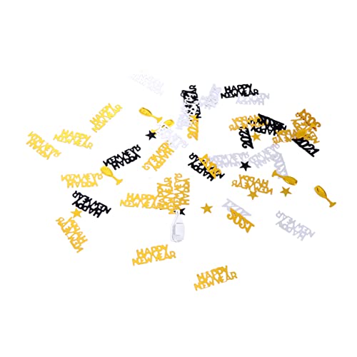VICASKY Packungen Glitzer Konfetti für Neujahrsfeiern Dekorative Accessoires für Partys Hochzeit und Schwarz Gold Silber Roségold Leicht Reißfest für Tischdekoration und VICASKY Packungen Glitzer Konfetti für Neujahrsfeiern Dekorative Accessoires für Partys Hochzeit und Schwarz Gold Silber Roségold Leicht Reißfest für Tischdekoration und von VICASKY