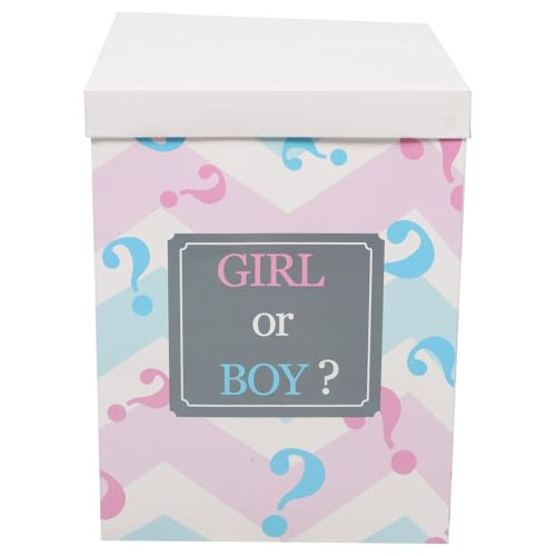 VICASKY Papier Geschlecht Offenlegungsbox für Jungen oder Mädchen Shower Party Ballonbox mit Einzigartigem Design für Kreative Dekorationen und Überraschungen VICASKY Papier Geschlecht Offenlegungsbox für Jungen oder Mädchen Shower Party Ballonbox mit Einzigartigem Design für Kreative Dekorationen und Überraschungen von VICASKY