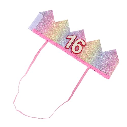 VICASKY Partyhut für Kinder partyhüte kinder farbkappen Geburtstagsparty-Zubehör Kopfbedeckung für Geburtstagsfeiern Haargummi Haarband Geburtstagshut Geburtstagskrone bilden Requisiten von VICASKY