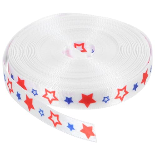 VICASKY Patriotisches DIY Satinband Amerikanisches Unabhängigkeitsfest Geschenkband Vielseitiges Bastelband für Haar und Kleiderdekoration Party und Geschenkverpackung VICASKY Patriotisches DIY Satinband Amerikanisches Unabhängigkeitsfest Geschenkband Vielseitiges Bastelband für Haar und Kleiderdekoration Party und Geschenkverpackung von VICASKY