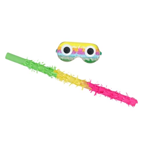 VICASKY Pinata mit und Augenbinde Farbenfrohes Partyzubehör für Erwachsene Leichtes Tragbares für Geburtstag Festival und Feier für Pinata Spiele VICASKY Pinata mit und Augenbinde Farbenfrohes Partyzubehör für Erwachsene Leichtes Tragbares für Geburtstag Festival und Feier für Pinata Spiele von VICASKY