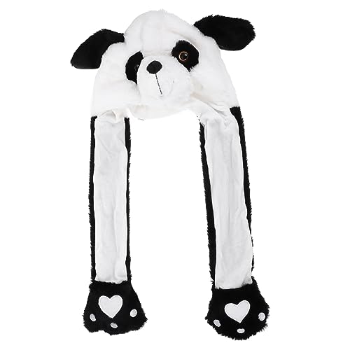 VICASKY Plüsch Tierohren Mütze mit Beweglichen Ohren Weiche Cosplay Kopfbedeckung für Erwachsene und Lustiger Partyhut für Karneval Fasching Halloween und Festlichkeiten von VICASKY