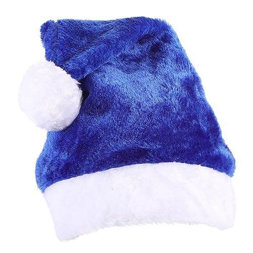 VICASKY Plüsch Weihnachtsmannmütze Fröhlich LED Farbe Filz Feiertag Lange Partyhüte Weihnachtsmütze Dekoration Fanny Im Erwachsenenstil Traditionell Rosa Groß Accessoires von VICASKY