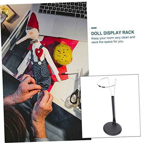 VICASKY Puppenständer Schwarz Kunststoff Wiederverwendbar Stabiler Figurenhalter Für Indoor Dolls Display Schlafzimmer Spielzeughalter VICASKY Puppenständer Schwarz Kunststoff Wiederverwendbar Stabiler Figurenhalter Für Indoor Dolls Display Schlafzimmer Spielzeughalter von VICASKY