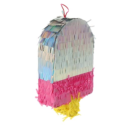 VICASKY Regenbogen Pinata Für Geburtstagsfeiern - Bunte - Glitzernde Pinata in Lippenstift Form Für Mädchen Perfekte Festdekoration Für Cinco De Mayo Und Fiesta Events von VICASKY