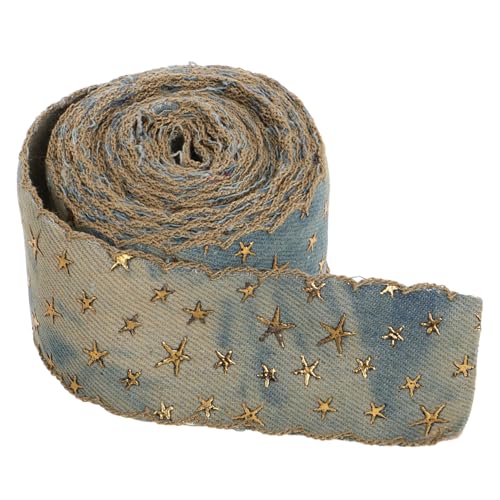 VICASKY Retro Stil Sterne Breit Strukturierte für Diy Kleidung Geschenkverpackung Modisches Zubehör Handgefertigt von VICASKY