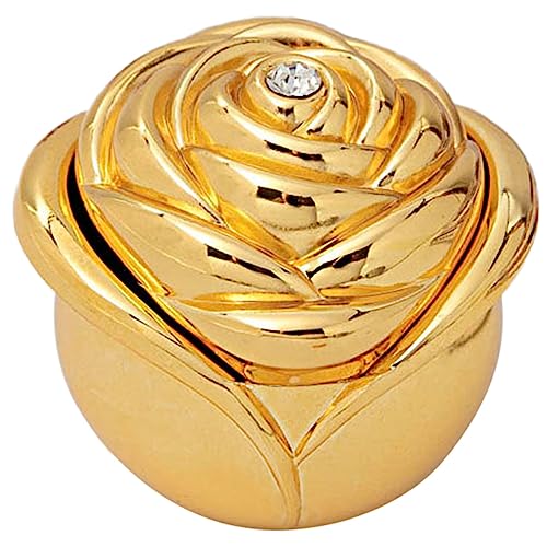 VICASKY Ringbox Rosenknospe Kompakte Schmuckschatulle für Verlobungsringe Schützender Schmuckhalter für Hochzeit für Frischvermählte von VICASKY
