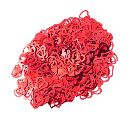 VICASKY Rotes Herz Konfetti Pack Feines Kunststoff Wurfdeko für Hochzeit Party Geburtstag Romantische Tischdekoration Reißfest für Zuhause Hotel Bar Veranstaltungsräume VICASKY Rotes Herz Konfetti Pack Feines Kunststoff Wurfdeko für Hochzeit Party Geburtstag Romantische Tischdekoration Reißfest für Zuhause Hotel Bar Veranstaltungsräume von VICASKY