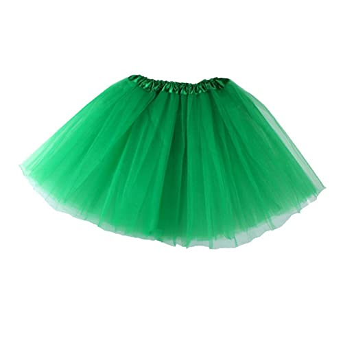 VICASKY Saint Patrick's Day Party Teilig mit Kleeblatt Ohrringen Haarreif Schulterriemen und Grünem Netzrock Bequem Hautfreundlich Flexible Festival Deko für Feierlichkeiten von VICASKY
