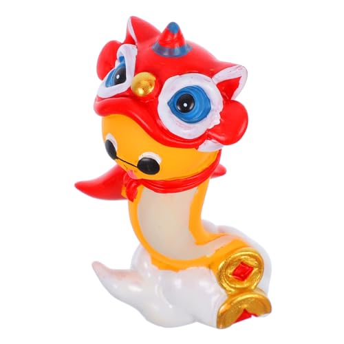 VICASKY Schlangenfigur Neujahr Chinesische Dekoration aus Resin Glücksbringer für Zuhause und Büro zur Feier des Jahr der Schlange Stilvolles Tischornament VICASKY Schlangenfigur Neujahr Chinesische Dekoration aus Resin Glücksbringer für Zuhause und Büro zur Feier des Jahr der Schlange Stilvolles Tischornament von VICASKY