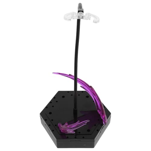 VICASKY Schlangenknochenstent Actionfiguren-Basis Puppenstützbasis Figuren-präsentationsständer Mit Wirkung Actionfigurenhalter Stütze Für Puppenständer Spielzeugständer Plastik Violett VICASKY Schlangenknochenstent Actionfiguren-Basis Puppenstützbasis Figuren-präsentationsständer Mit Wirkung Actionfigurenhalter Stütze Für Puppenständer Spielzeugständer Plastik Violett von VICASKY
