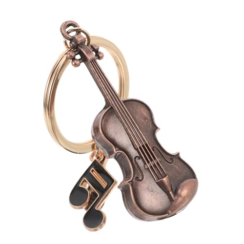VICASKY Schlüsselanhänger Aus Legierung Mit Metallanhänger Musik-schlüsselanhänger Geigen-schlüsselanhänger Musikalischer Geigen-schlüsselring Kleiner Geigen-schlüsselring von VICASKY