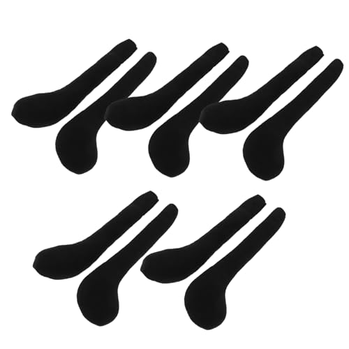 VICASKY 10 Stücke Schwarz Plüsch Puppe Zubehör Beine Für Puppe Kleidung Baby Puppe Zeug Baby Puppen Zubehör von VICASKY