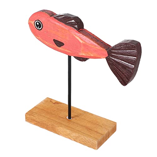 VICASKY Simuliertes Fisch Holzfigur Tierornament Buntes Künstliches Fischmodell Kinderzimmer Tischdeko für Jungen Mädchen VICASKY Simuliertes Fisch Holzfigur Tierornament Buntes Künstliches Fischmodell Kinderzimmer Tischdeko für Jungen Mädchen von VICASKY