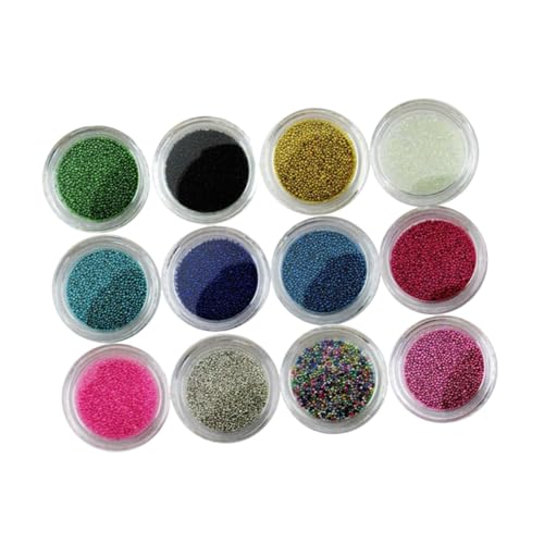 VICASKY Stahlkugelnagelkunstanzug Nagelkugel bunte Nagelperlenkugel Perlenkugel für Nägel Mini-Nägel-Perlenkugel Zufällige Farbe VICASKY Stahlkugelnagelkunstanzug Nagelkugel bunte Nagelperlenkugel Perlenkugel für Nägel Mini-Nägel-Perlenkugel Zufällige Farbe von VICASKY