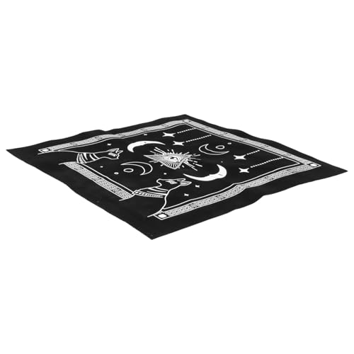 VICASKY Tarot tischdecke aus Weichem Flanell mit Mystischem Muster Rutschfestes Strapazierfähiges Wahrsagetuch für Divinierende Karten und Vielseitig Einsetzbar für Spirituelle Sitzungen VICASKY Tarot tischdecke aus Weichem Flanell mit Mystischem Muster Rutschfestes Strapazierfähiges Wahrsagetuch für Divinierende Karten und Vielseitig Einsetzbar für Spirituelle Sitzungen von VICASKY