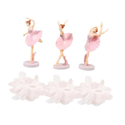 VICASKY Teiliges Ballerina Tortendeko Set mit DIY Tüllrock Elegante Rosa Kuchenaufleger und Zarte Blüten Vielseitige Cake Supplies für Geburtstag Party und Raumdekoration VICASKY Teiliges Ballerina Tortendeko Set mit DIY Tüllrock Elegante Rosa Kuchenaufleger und Zarte Blüten Vielseitige Cake Supplies für Geburtstag Party und Raumdekoration von VICASKY