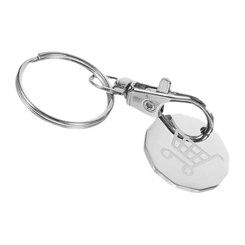 VICASKY Tragbarer Trolley-token-schlüsselanhänger Aus Metall, Einkaufswagen-token-schlüsselanhänger, Einkaufswagen-token-hängender Schlüsselanhänger, Trolley-token-schlüsselhalter, VICASKY Tragbarer Trolley-token-schlüsselanhänger Aus Metall, Einkaufswagen-token-schlüsselanhänger, Einkaufswagen-token-hängender Schlüsselanhänger, Trolley-token-schlüsselhalter, von VICASKY