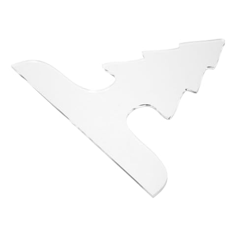 VICASKY Transparent Acrylic Cutting Board Handle Template Christmas Tree Design Lightweight Stencil For Precise Woodworking For Charcuterie Boards und Küchenprojekte von VICASKY