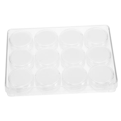 VICASKY Transparente Aufbewahrungsbox mit Deckel Runde Schmuckschatulle für Lose Edelsteine Ringe und Perlen Kleine Wiederverwendbare Displaybox zur Sicheren Präsentation und Aufbewahrung VICASKY Transparente Aufbewahrungsbox mit Deckel Runde Schmuckschatulle für Lose Edelsteine Ringe und Perlen Kleine Wiederverwendbare Displaybox zur Sicheren Präsentation und Aufbewahrung von VICASKY