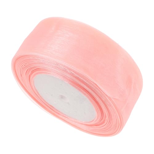 VICASKY Transparente Organza Rollenbänder Yards Leichtes Dekoratives Geschenkband für Kuchen Diy Bowmaking und Kreative Bastelprojekte Vielseitiges Design für Besondere Anlässe von VICASKY