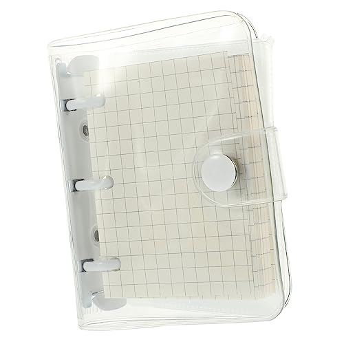VICASKY Transparentes Mini Notizbuch mit Praktischem Design Handliches Notizheft für Unterwegs für Schule Büro und Kreative Notizen und Leicht von VICASKY