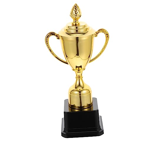 VICASKY Trophäe Plastik mit Deckel Dekorativer Pokal für Spielpreise Glatte Kanten Vielseitig als Auszeichnung Partydeko und Wettbewerbsbelohnung Geeignet von VICASKY