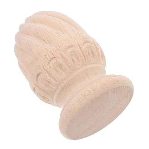 VICASKY Unlackierter Holz Säulenaufsatz mit Geschnitzter Ananasform Stabiles DIY Treppenpfosten Endstück aus Massivem Holz Europäischer Stil für Wohnkultur und Handwerkliche Projekte VICASKY Unlackierter Holz Säulenaufsatz mit Geschnitzter Ananasform Stabiles DIY Treppenpfosten Endstück aus Massivem Holz Europäischer Stil für Wohnkultur und Handwerkliche Projekte von VICASKY