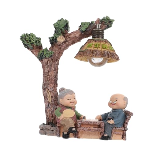 VICASKY Valentinstag Deko Resin Statue Romantische Senioren Figur Tischleuchte Warmes Licht Geschenkidee für Frauen Geburtstagsgeschenk Wohnzimmerdekoration VICASKY Valentinstag Deko Resin Statue Romantische Senioren Figur Tischleuchte Warmes Licht Geschenkidee für Frauen Geburtstagsgeschenk Wohnzimmerdekoration von VICASKY