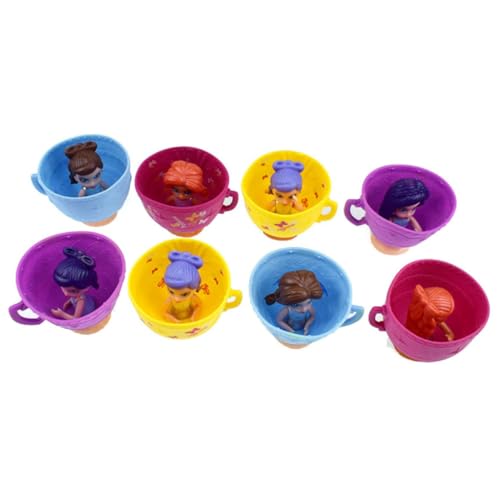 VICASKY Mini-tassenpuppe Und Kuchentasse Transformationsspielzeug Neuartige in Puppen Sicherer Abs- Für Jungen Und Mädchen Zufällige Farbe von VICASKY