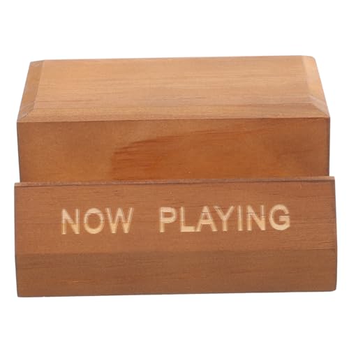 VICASKY Vintage Holz Vinyl Schallplattenhalter Tischständer Platzsparender und Leichter Schallplattenständer mit Glatter Oberfläche für Wohnzimmer Büro und Dekoration VICASKY Vintage Holz Vinyl Schallplattenhalter Tischständer Platzsparender und Leichter Schallplattenständer mit Glatter Oberfläche für Wohnzimmer Büro und Dekoration von VICASKY