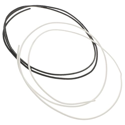 VICASKY Vintage Style Gitarren Pushback Kabel Fuß Awg Einadriges Kupferlitzenkabel mit Stoffummantelung Einfach zu Löten Weiß Heiß Schwarz Masse VICASKY Vintage Style Gitarren Pushback Kabel Fuß Awg Einadriges Kupferlitzenkabel mit Stoffummantelung Einfach zu Löten Weiß Heiß Schwarz Masse von VICASKY