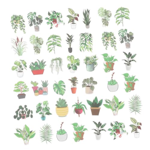 VICASKY Vinyl Jar Sticker Pack 100pcs Pflanze Scrapbook Aufkleber Etiketten Für Koffer VICASKY Vinyl Jar Sticker Pack 100pcs Pflanze Scrapbook Aufkleber Etiketten Für Koffer von VICASKY