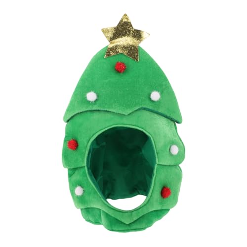 VICASKY Weihnachtsbaum Mütze aus Weichem Leichter Unisex Festlicher Partyhut für Damen und Herren Bequemes Xmas Tree Kostümzubehör für Weihnachtsfeiern und Karneval von VICASKY