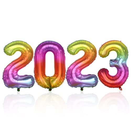 VICASKY Zahlen Folienballons Aluminiumfolie Große Neujahrsdeko Party Luftballons für Fenster Wand Tisch Dekoration Leicht Langlebig Kreatives Partyzubehör VICASKY Zahlen Folienballons Aluminiumfolie Große Neujahrsdeko Party Luftballons für Fenster Wand Tisch Dekoration Leicht Langlebig Kreatives Partyzubehör von VICASKY